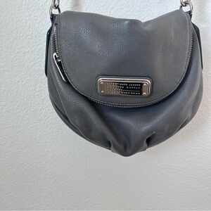 Marc Jacobs Charcoal Leather Crossbody Bag